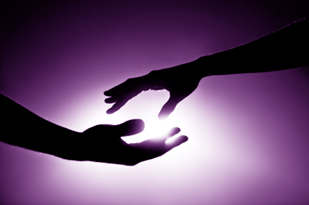 violet-hands-light
