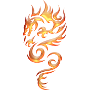 tribal-fire-dragon